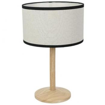 VALUELIGHTS Triston Natural Wood Lamp with LED Bulb