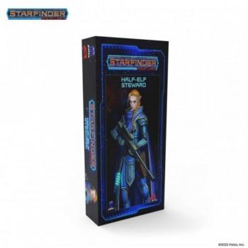 Miniatura Half-Elf Steward de Starfinder