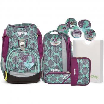 ERGOBAG Lernranzenset 16 Stk – 35 cm, 20 L, Blattminze‑Lila
