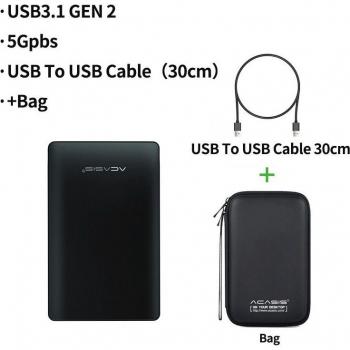 Acasis 2.5 Inch USB 3.0 External SSD Enclosure