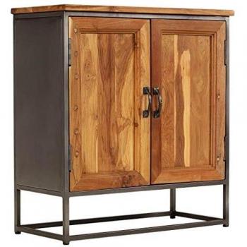 VidaXL Sideboard 65x30x70 cm Recycled Teak and Steel