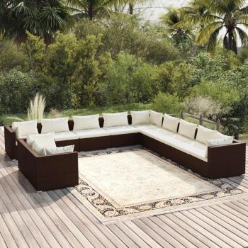 Vidaxl 11-teiliges Gartenmöbel-Set