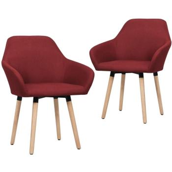 Velvet Wine Red Dining Chair – Standard Comfort