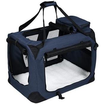 Sac de transport pliable pour animaux, Bleu Foncé