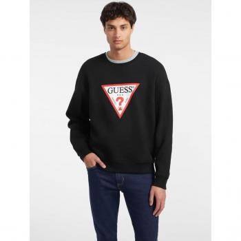 Nero Oversize Felpa Guess M4YQ21 K9V31