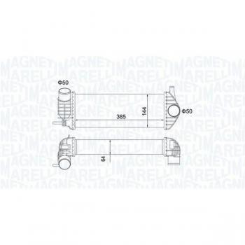 Intercooler Renault Kangoo II Be Bop MAGNETI MARELLI