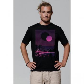 Sole e Luna Skyline – Camicia Lilla / Nero