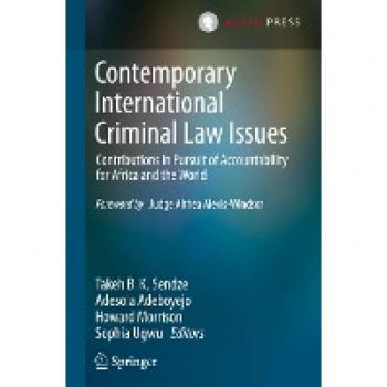 Contemporary International Criminal Law Issues
