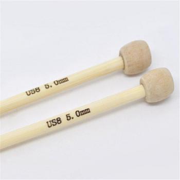 Herramientas Artesanales de Bambú para Tejer 23 cm