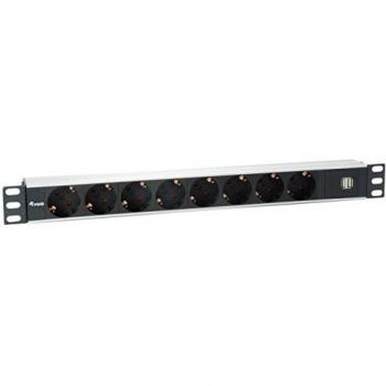 Equip PDU 1U Horizontal/Vertical 8 Salidas AC