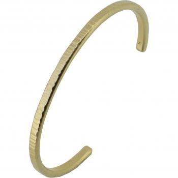 Elegant Moola Brass Cuff – Japanese Handmade Gift