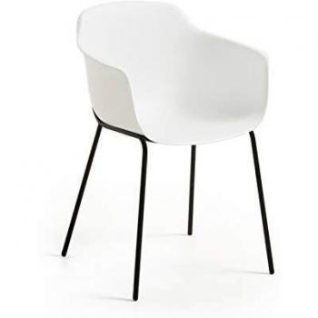 Khasumi Chaise de Kave Home en Blanc
