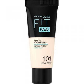 Maybelline Fit Me! Foundation Matte + Poreless 101 True Ivory 30 ml