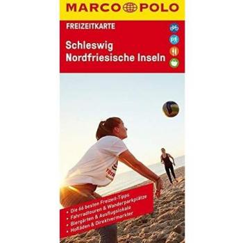 MARCO POLO Freizeitkarte Schleswig, Nordfriesische Inseln 1:110 000