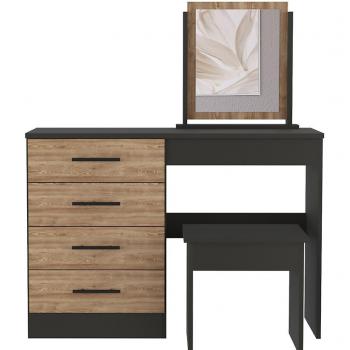 Kaia Multi-Color Vanity with Stool