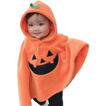 Funny Ghost Pattern Toddler Halloween Cape (9M-4Y)