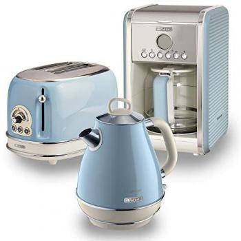 Ariete Vintage 1.7L Kettle and Toaster with Coffee Maker Set