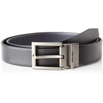 Black Leather Belt for Men