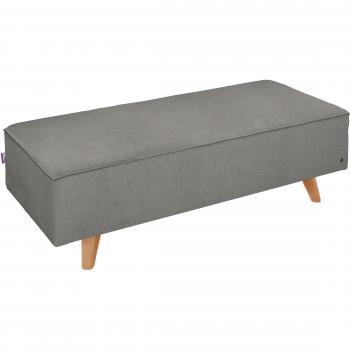 TOM TAILOR HOME Hocker »NORDIC ELEGANZ«, mit Kedernaht, Breite 137 cm, Füße Buche natur