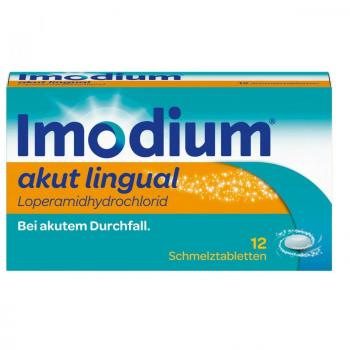 IMODIUM® akut lingual 3x Schmelztabletten 12 Stück PZN: 1689854