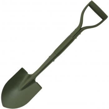 MFH D-Grip Steel Shovel Type 2 Green