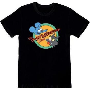 T-shirt unisex adulti Fichetto e Grattachecca dei Simpsons L versione classica