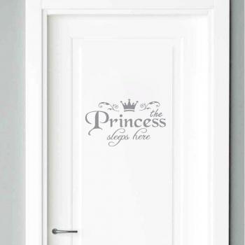 Calcomanía Infantil Princesa Dormir