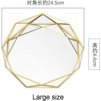 Nordic Round Glass Dessert Organizer