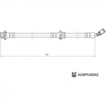 Blue Print ADBP530042: Tubo Flexível de Travão