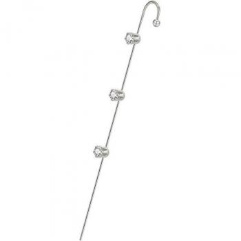 Boucles d'oreilles os mignonnes avec strass