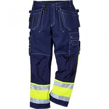 Fristads Kansas Warnschutz-Handwerkerhose Klasse 1 247 FAS Größe C54 Blau