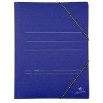 CARPETA CARTON AZUL 500 GR./M2. CUARTO GOMA SOLAPA MARIOLA 1045