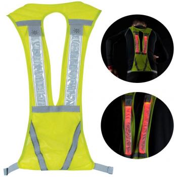 Aura LED High‑Brightness Walking Vest – 60 h Battery
