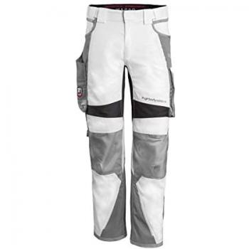 Qualitex Bundhose Elite – Grau-Weiß (38 Frau, 44 Mann)