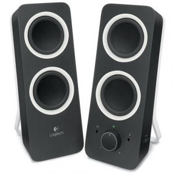 Defekt! Logitech Z200 2.0 Lautsprecher mit Subwoofer, Surround Sound 10 Watt