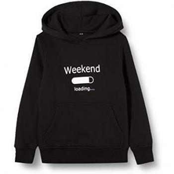 Mister Tee Kids Weekend Loading Hoody für Jungen, Schwarz