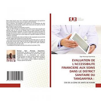 Evaluation de l'accessibilite financiere aux soins dans le district sanitaire du tanganyika :