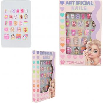 Set de uñas artificiales planas en neón