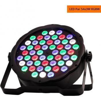 54x3W LED Flachpar mit DMX Steuerung für Barbeleuchtung