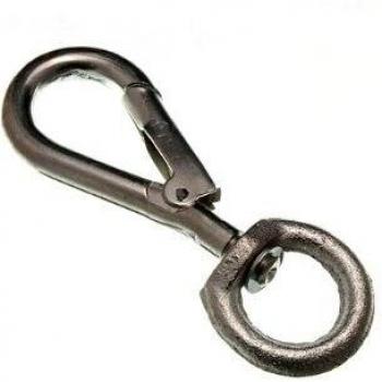 Professional Snap Spring Clip Carbine Hook to Swivel 8mm 5/16 Inch BZP Steel (Pack of 200)
