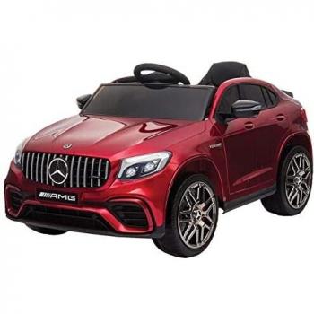 Bambino Mercedes GLC 63S Rossa Auto Elettrica con Telefono 2.4 GHz