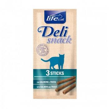 Life Cat Deli Snack 3 Sticks al Salmone e Trota 15 gr