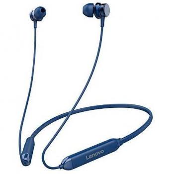 Auriculares Bluetooth Lenovo HE15, Deportivos, Color Azul