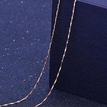 Collier Boîte Perles Cuivre 45cm