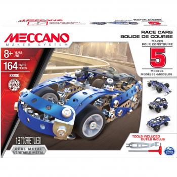 Meccano 5-teiliges Rennauto-Set