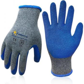Guantes de trabajo de látex para hombres y mujeres