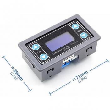 Generador de señal PWM 3,3-30V con LCD y control de ciclo de trabajo