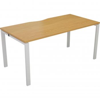 CB Desk with Cable Port and Novo Oak Finish