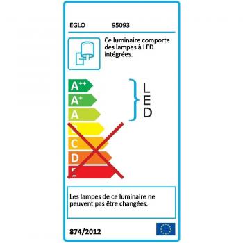 Eglo Lampen Silber‑Trigo 7 W Wandleuchte