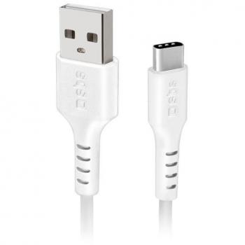 Câble USB-C SBS TECABLEMICROC15W 2.0 de 1,5 m en Rouge